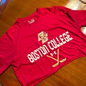 Boston College Cropped Hockey Tee